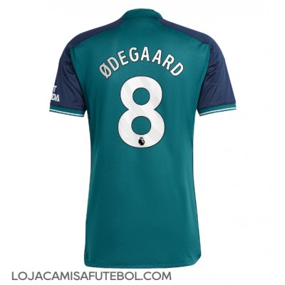 Camisa de Futebol Arsenal Martin Odegaard #8 Equipamento Alternativo 2023-24 Manga Curta